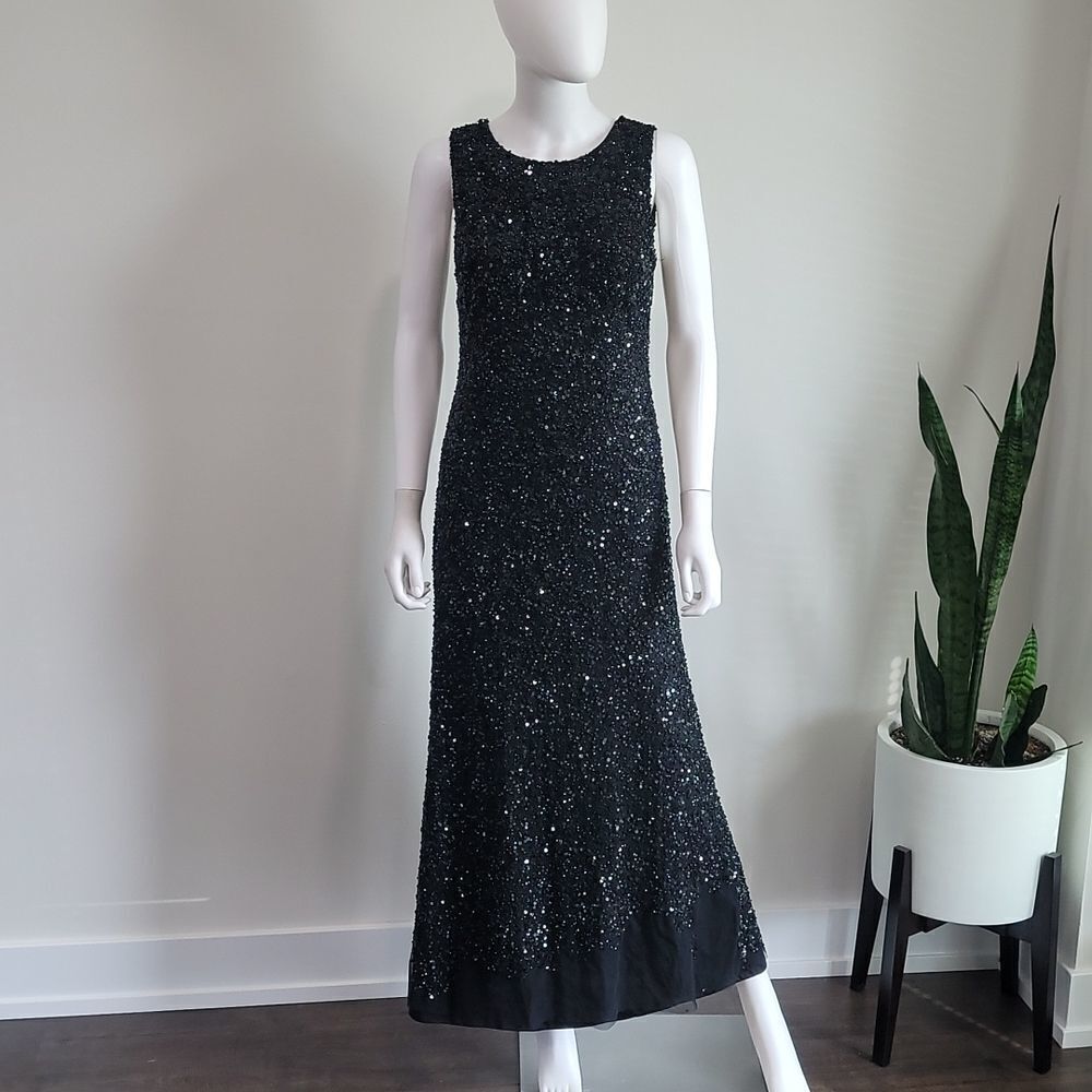 Pisarro Nights Sequin Maxi Dress